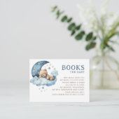 Teddy Bear Over Moon Books for Baby Begleitkarte (Stehend Vorderseite)
