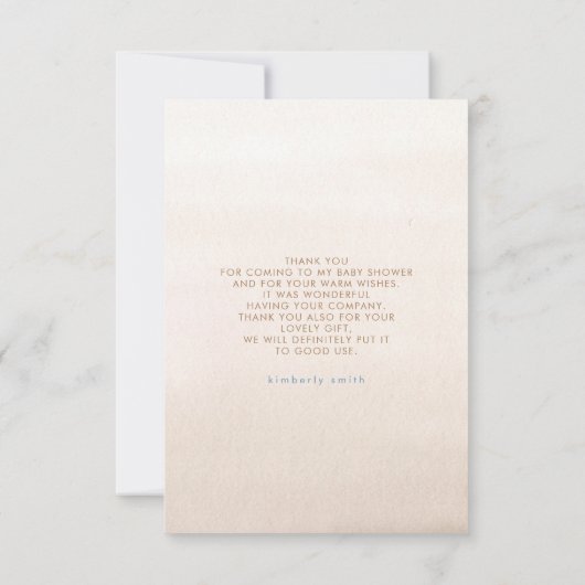 Teddy Bear Pampas Grass Niedlich Danke (Rückseite)