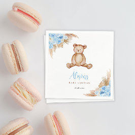 Teddy Bear Pampas Grass Serviette