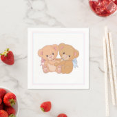 Teddy Bear Paper Napkins Serviette (Beispiel)