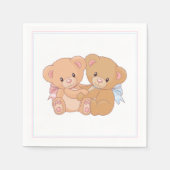 Teddy Bear Paper Napkins Serviette (Vorderseite)