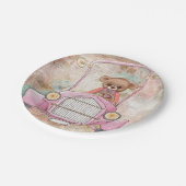 Teddy Bear Paper Plate Pappteller (Schrägansicht)