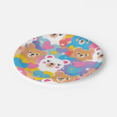 Teddy Bear Pappteller (Schrägansicht)