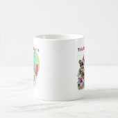 Teddy Bear Party 1. Geburtstagsgeschenke Kaffeetasse (Mittel)