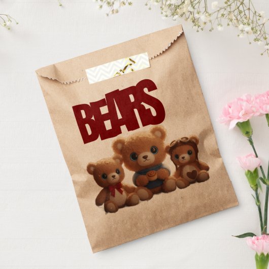 Teddy Bear PARTY BAG Geschenktütchen (Versiegelt)