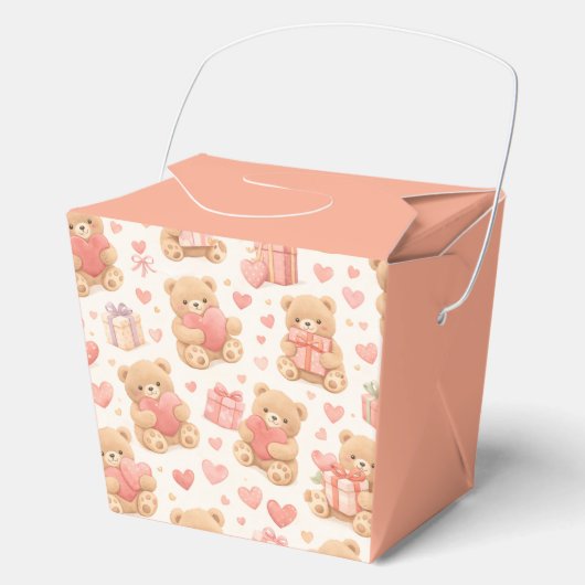 Teddy Bear Party Favor Box for Different Occasions Geschenkschachtel (Vorderseite)