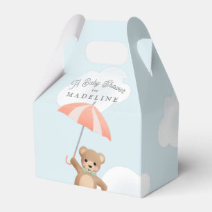 Teddy Bear Pastel Baby Dusche Geschenkschachtel