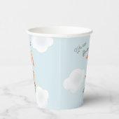 Teddy Bear Pastel Bearly Wait Baby Dusche Pappbecher (Rechts)