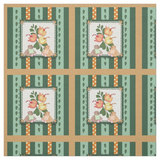 Teddy Bear Pattern Stoff (Muster)