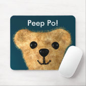 Teddy Bear (Peep po!) Mousepad (Mit Mouse)