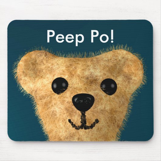 Teddy Bear (Peep po!) Mousepad (Vorne)