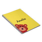 Teddy Bear Personalisiert Notizblock (Rechte Seite)