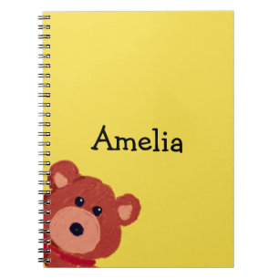 Teddy Bear Personalisiert Notizblock