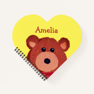 Teddy Bear Personalisiert Notizblock