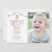 Teddy bear picknick Danke You Card Teddy Bären Boy (Vorderseite)