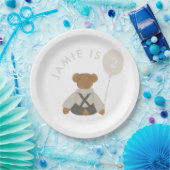 Teddy Bear Picnic Baby Birthday Pappteller (Party)