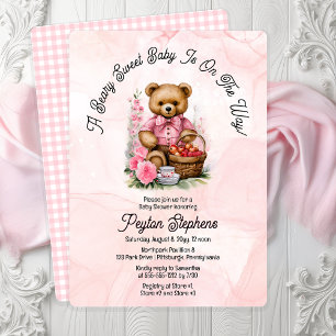 Teddy Bear Picnic Beary Sweet Baby Dusche Einladung