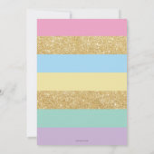 Teddy Bear Picnic Birthday Einladung Girl (Rückseite)