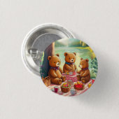 Teddy Bear Picnic Button (Vorne & Hinten)