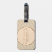 Teddy Bear Picnic Gepäckanhänger (Rückseite vertikal)