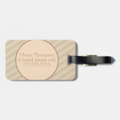 Teddy Bear Picnic Gepäckanhänger (Rückseite horizontal)