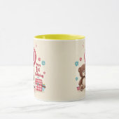 Teddy Bear Picnic Happy 1. Geburtstag Papierplatte Tasse (Zentrum)