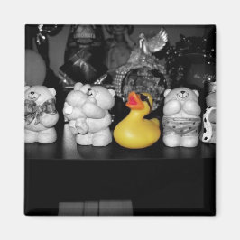 'Teddy Bear Picnic' Rubber Duck Magnet