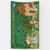 Teddy Bear Picnic Village Personalisiert Banner (Vertikal)