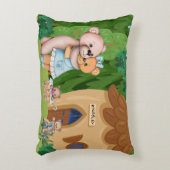 Teddy Bear Picnic Village Personalisiert Dekokissen (Vorderseite(Vertikal))