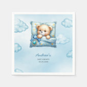 Teddy Bear Pillow Baby Dusche Serviette (Vorderseite)