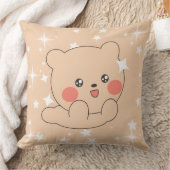 Teddy Bear Pillow for Kids – Cute Nursery Design Kissen (Decke)
