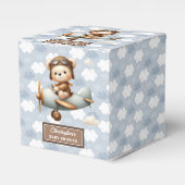 Teddy Bear Pilot Blue Gastgeschenk Box Geschenkschachtel (Vorderseite)