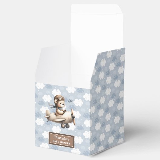 Teddy Bear Pilot Party Baby Fevor Box Geschenkschachtel (Geöffnet)