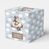 Teddy Bear Pilot Party Baby Fevor Box Geschenkschachtel (Rückseite)