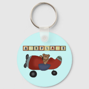 Teddy Bear Pilot Tshirts und Geschenke Schlüsselanhänger