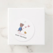 Teddy Bear Pink Babydusche Geschenkanhänger (Beispiel)