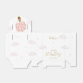 Teddy Bear Pink Balloons Geburtstagsparty Geschenkschachtel (Ungefaltet)