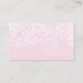 Teddy Bear Pink Bläserndusche Windelwanne Windelwa Begleitkarte (Rückseite)