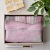 Teddy Bear Pink Colors Tissue Paper Seidenpapier (Geschenk)