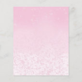 Teddy Bear Pink Floral wünscht sich Baby Game (Rückseite)