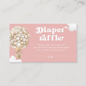 Teddy Bear Pink Girl Dusche Windelwanne Windelwann Begleitkarte (Vorderseite)