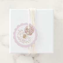 Teddy Bear Pink Heart & Balloon Baby Girl Dusche