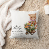 Teddy Bear Pink Rustikal Kissen (Decke)