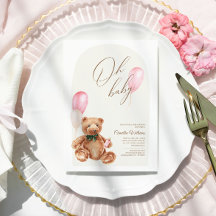 Teddy Bear Pink wir können frühzeitig abwarten Bab