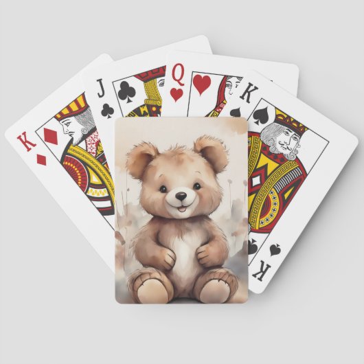 Teddy Bear Playing Cards Spielkarten (Rückseite)