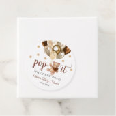 Teddy Bear Pop es, wenn sie Pop Baby Duschgeschenk Geschenkanhänger (Beispiel)