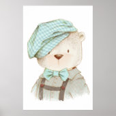 Teddy Bear Portrait Poster (Vorne)