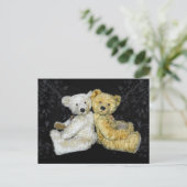Teddy Bear Post Card Postkarte (Stehend Vorderseite)
