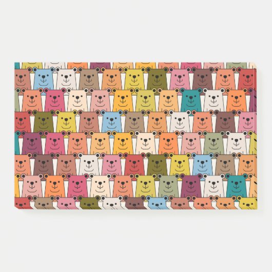 Teddy Bear Post-it Klebezettel (Vorderseite)