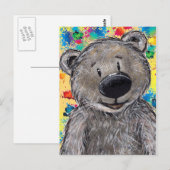 Teddy Bear Postcard Postkarte (Vorne/Hinten)